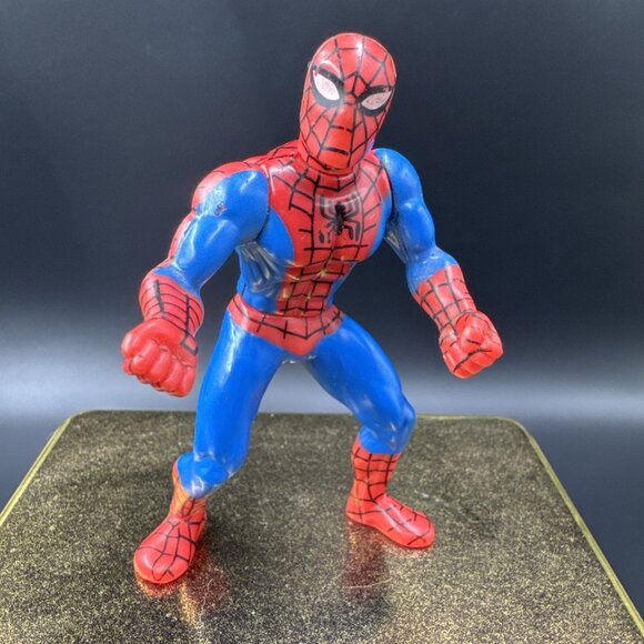 Spider-Man Action Figure 3.5" Super Hero Toy Spiderman 1995 Marvel - Picture 2 of 11